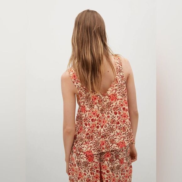 Mango Viscose Co-Ord Set Top and Pants New - Picture 9 of 14